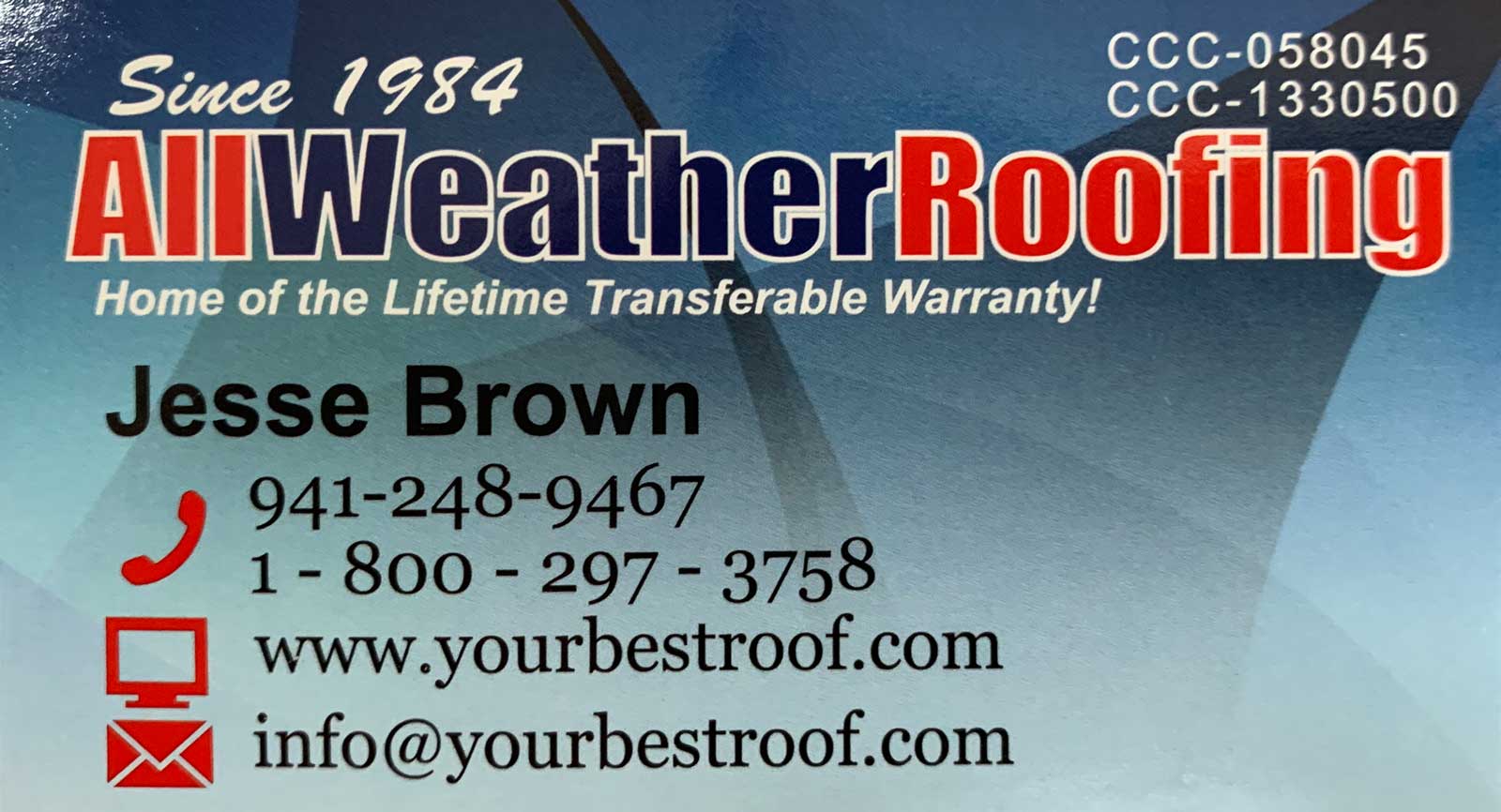 All weather Roofing